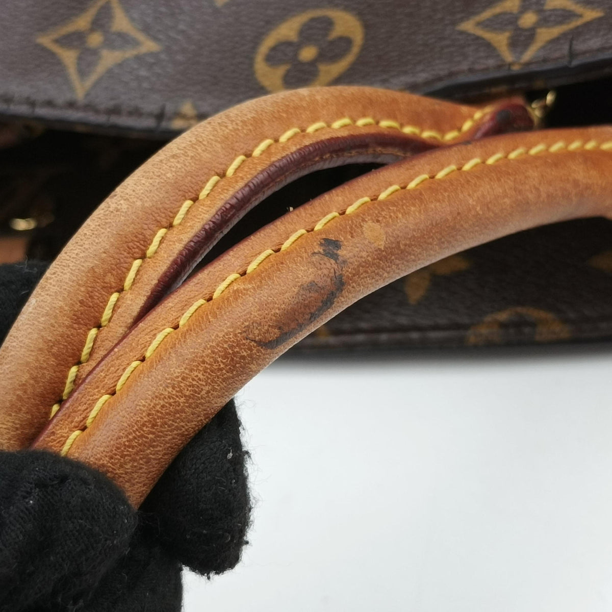 Pre-owned Louis Vuitton MONTAIGNE MM Brown Monogram Canvas M41056 shoulderbag | stylenewstar