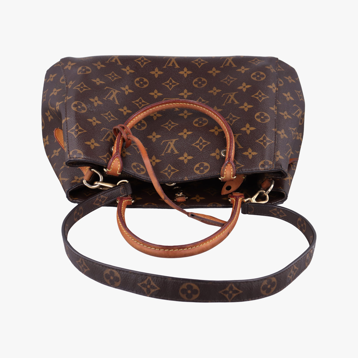 Pre-owned Louis Vuitton MONTAIGNE MM Brown Monogram Canvas M41056 shoulderbag | stylenewstar