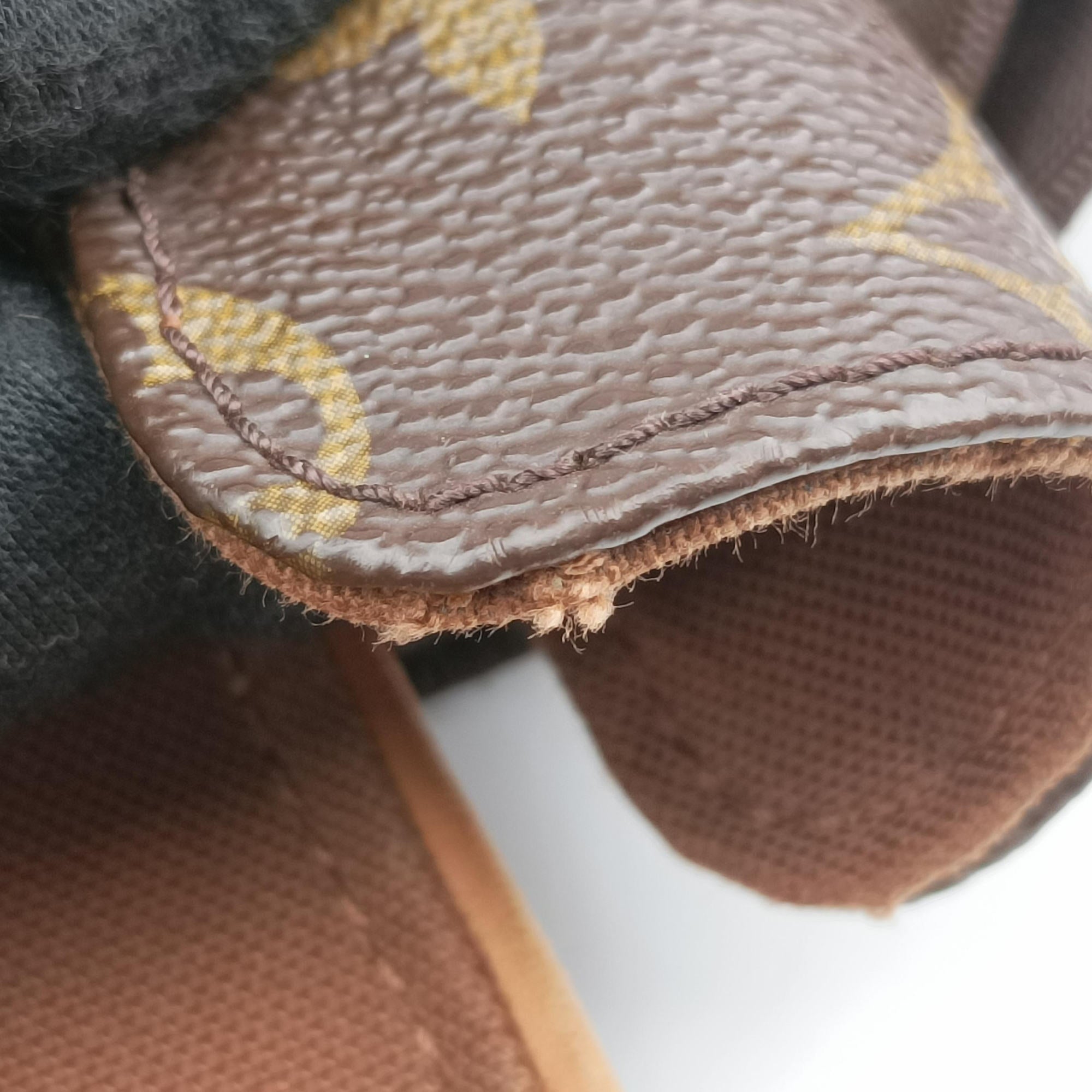 Pre-owned Louis Vuitton ABBESSES brown Monogram Canvas M45257 shoulderbag | stylenewstar
