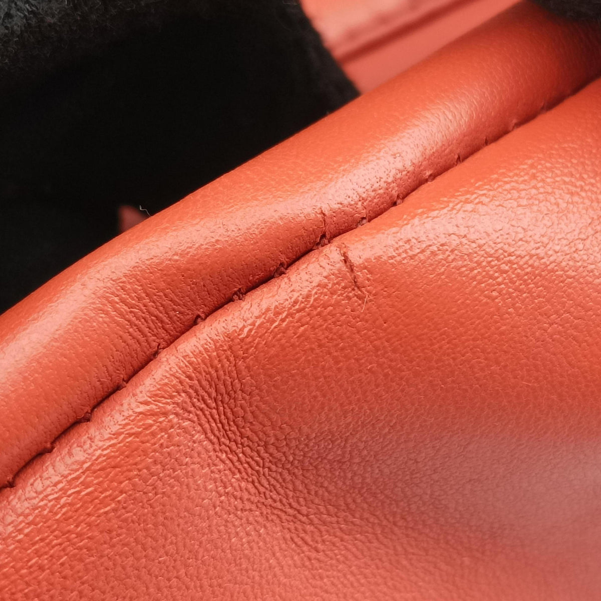 Secondhand Bottega Veneta Intrecciato Orange lambskin  handbag | stylenewstar