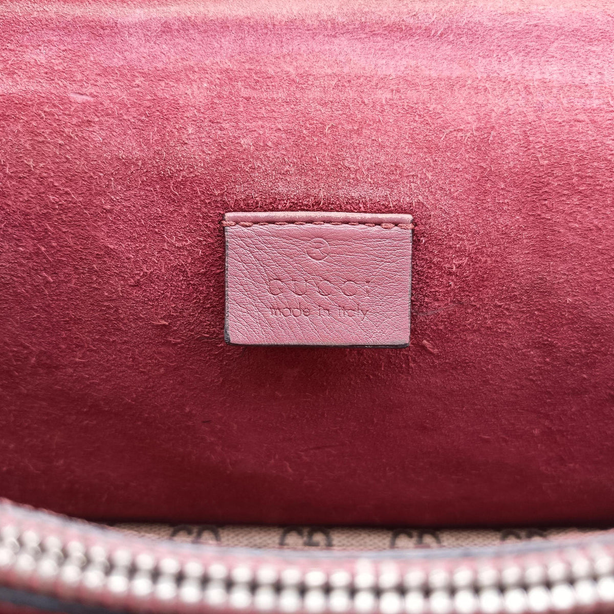 Pre-owned Gucci Dionysus beige×multicolor PVC coated canvas×suede 400249 shoulderbag | stylenewstar