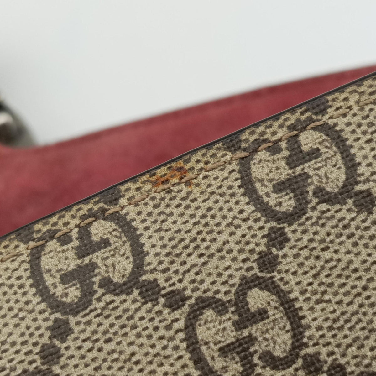 Pre-owned Gucci Dionysus beige×multicolor PVC coated canvas×suede 400249 shoulderbag | stylenewstar