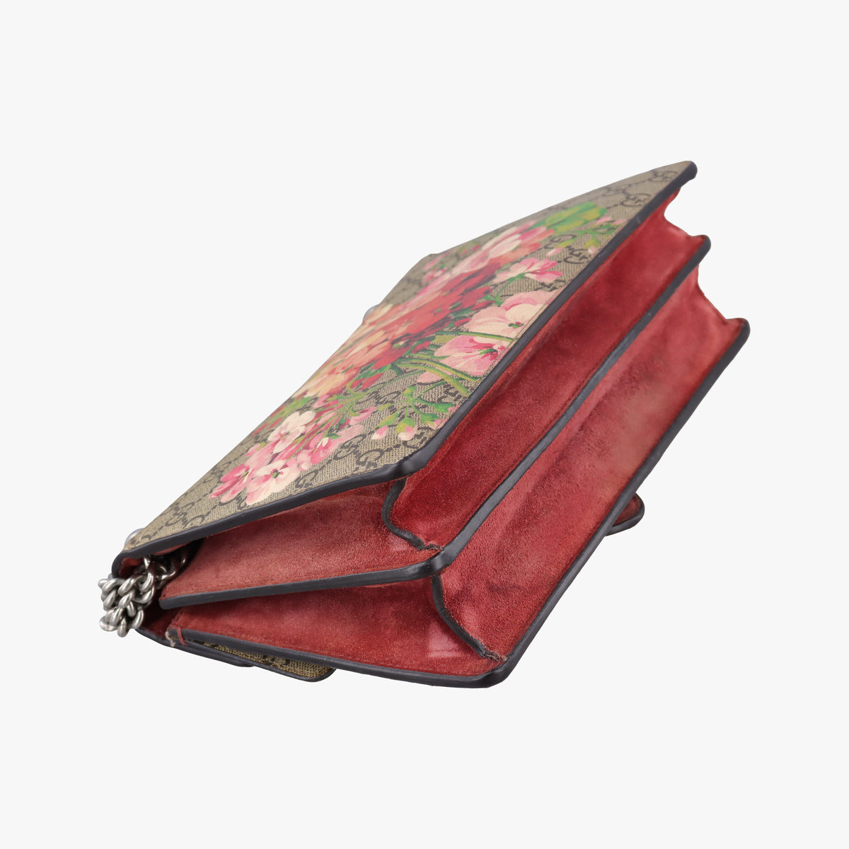 Pre-owned Gucci Dionysus beige×multicolor PVC coated canvas×suede 400249 shoulderbag | stylenewstar