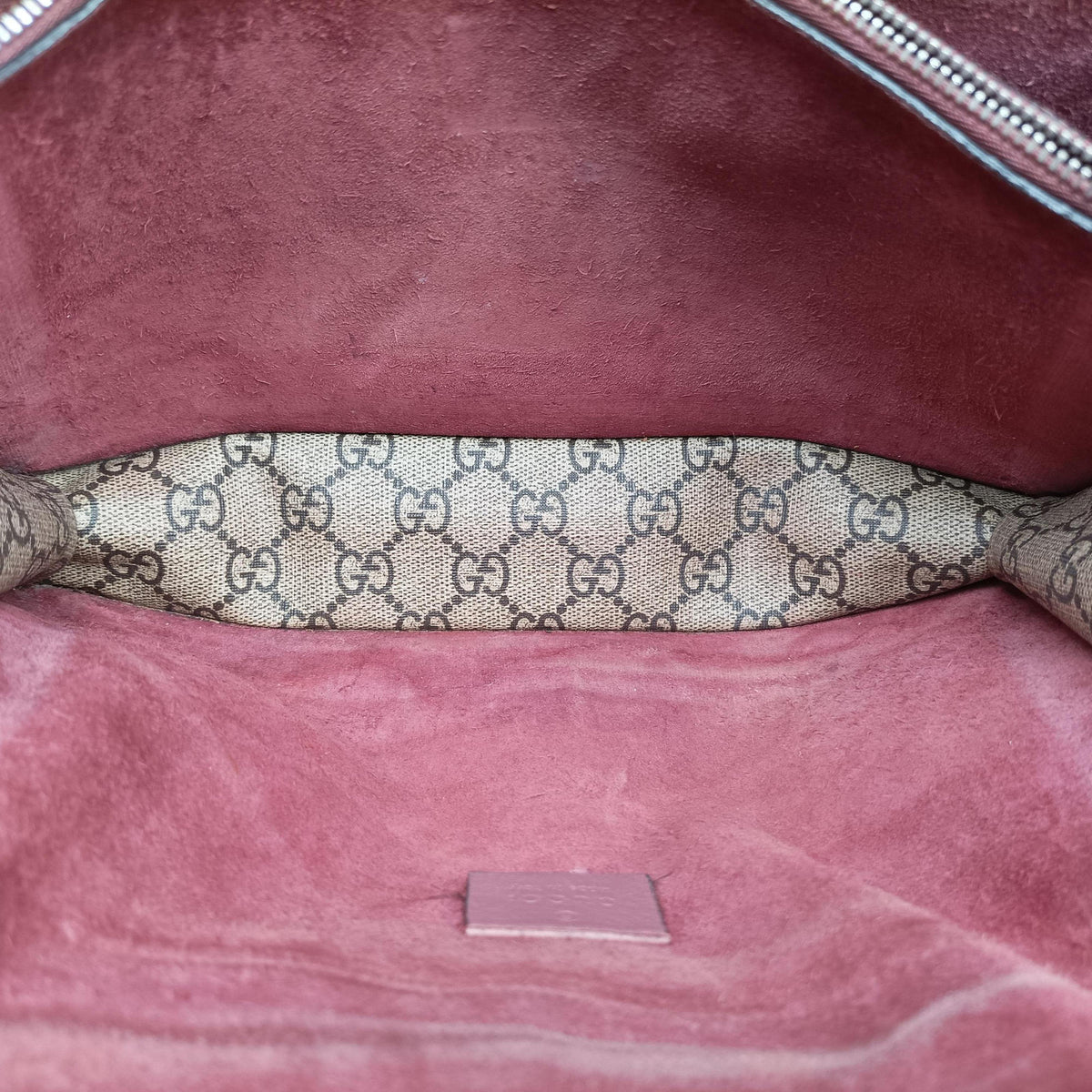 Pre-owned Gucci Dionysus beige×multicolor PVC coated canvas×suede 400249 shoulderbag | stylenewstar