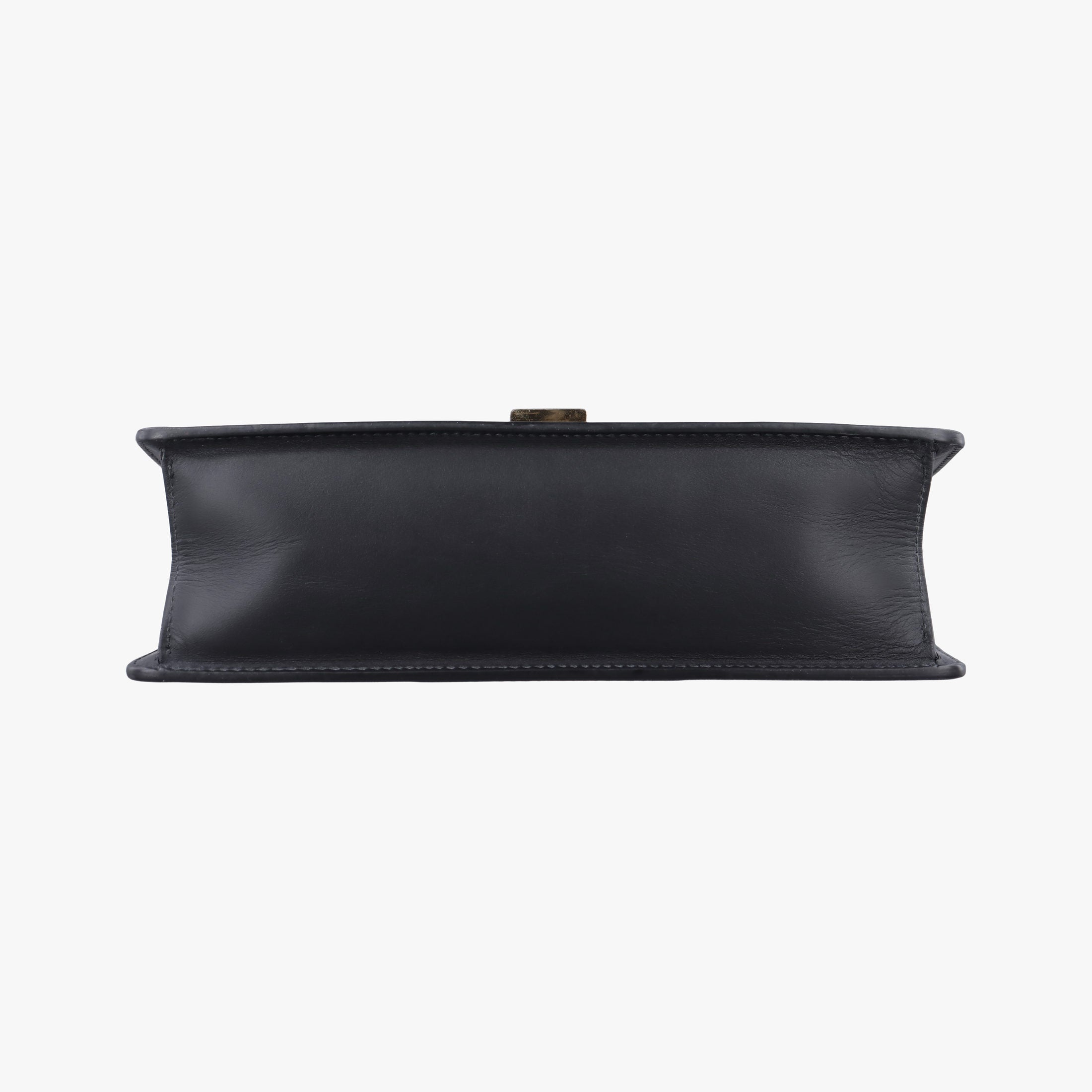 Pre-owned Gucci Sylvie Black×Green×Red Leather 421882 shoulderbag | stylenewstar