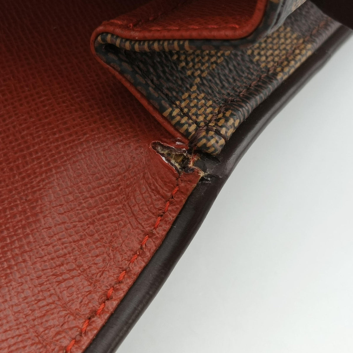 Pre-owned Louis Vuitton Tribeca Long EBENE Damier Canvas N51161 shoulderbag | stylenewstar