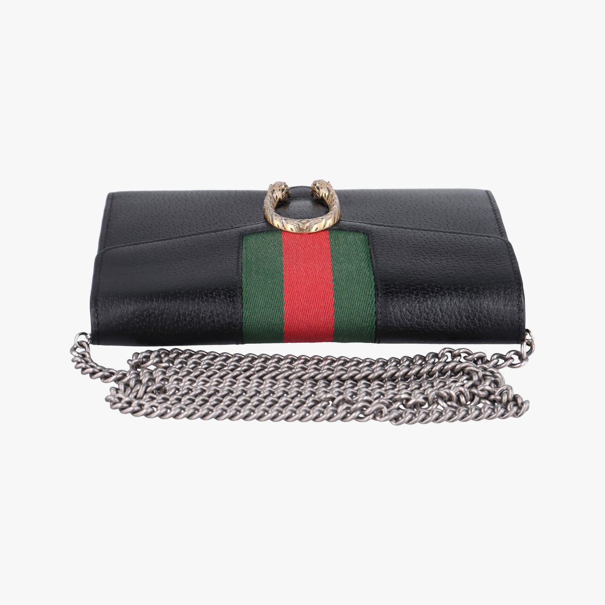 Pre-owned Gucci Dionysus Black Leather 481377 shoulderbag | stylenewstar
