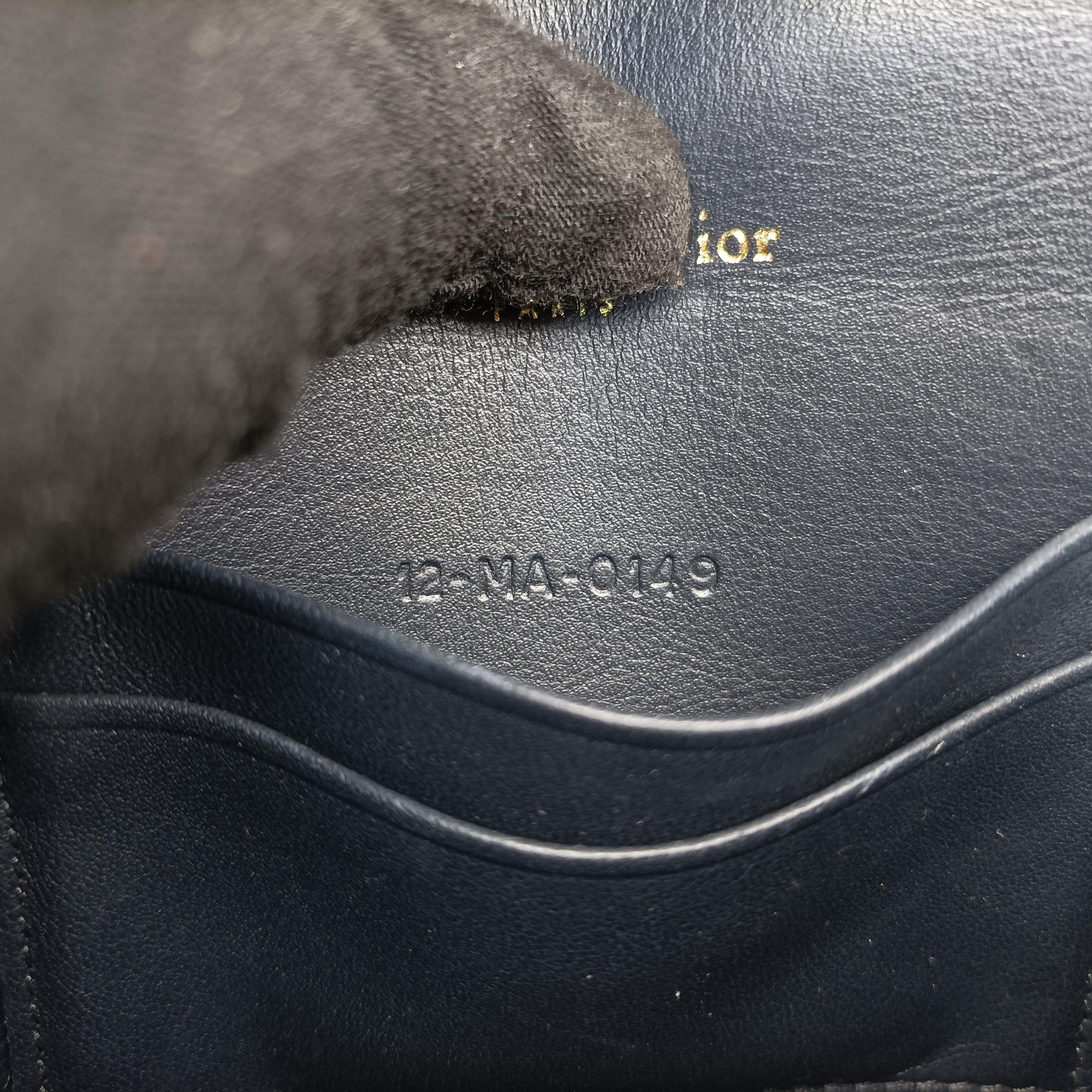 Vintage Christian Dior Saddle Navy jacquard×Leather  bum bag/waist bag | stylenewstar