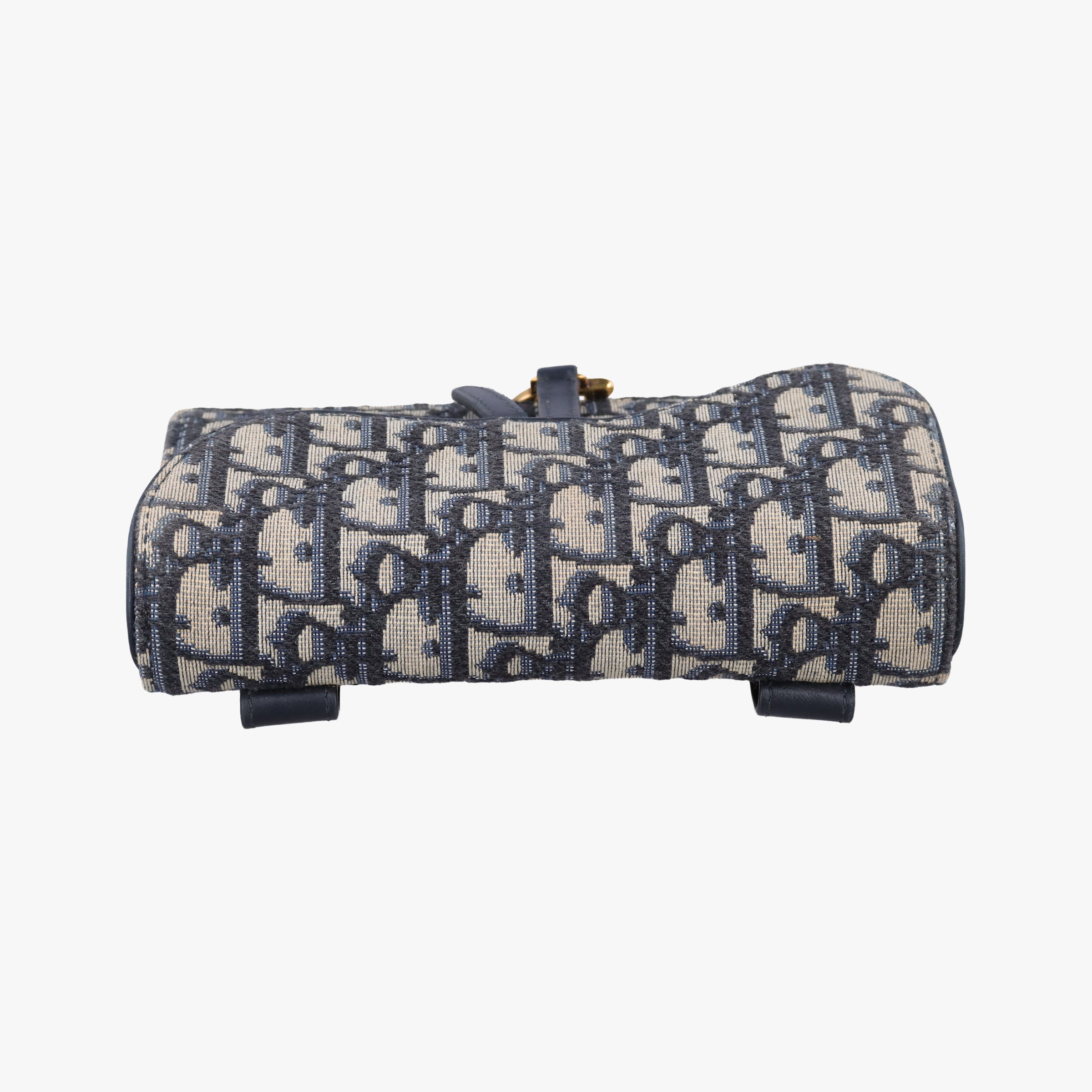 Vintage Christian Dior Saddle Navy jacquard×Leather  bum bag/waist bag | stylenewstar