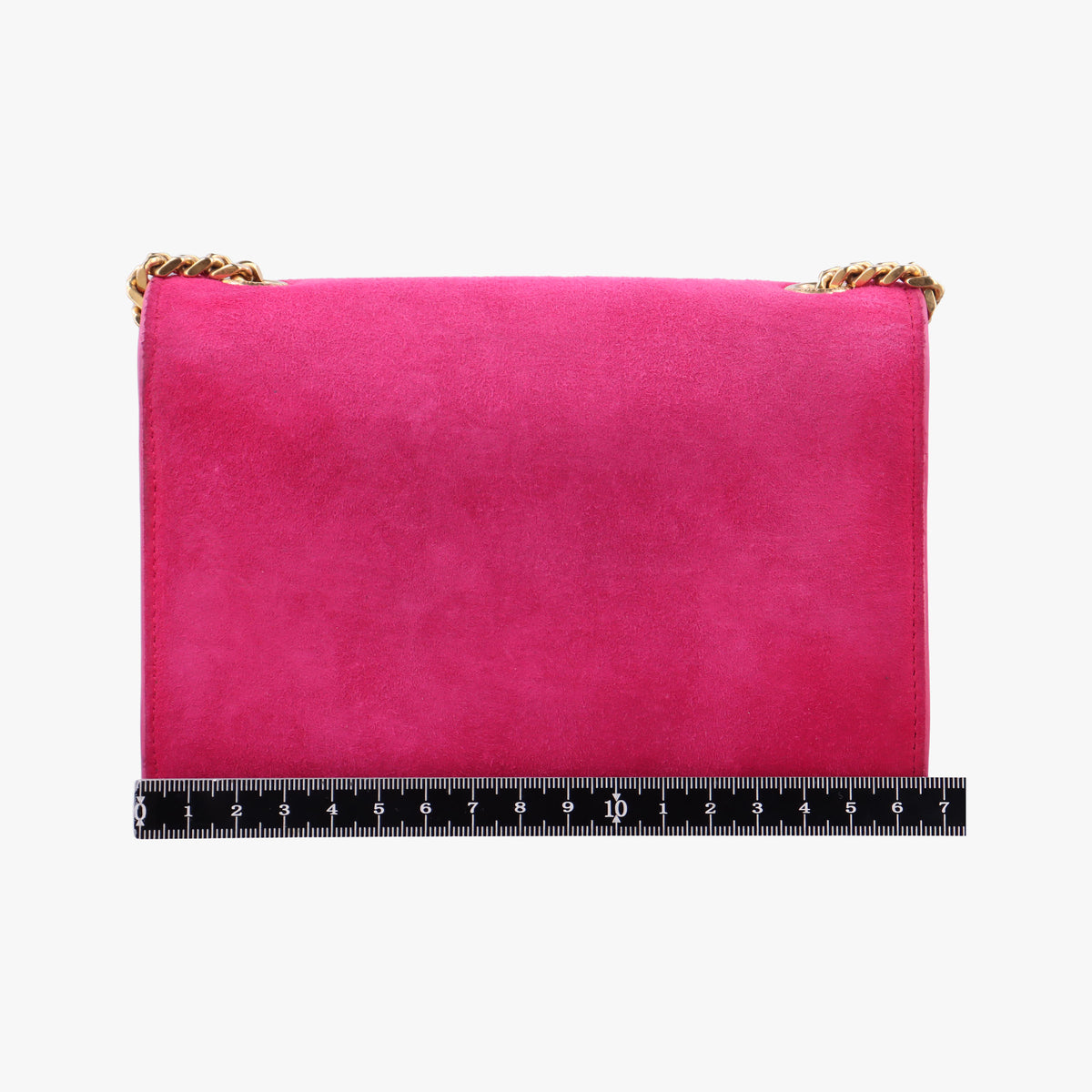 Pre-owned Yves Saint Laurent KATE Rose Suede 354120 shoulderbag | stylenewstar