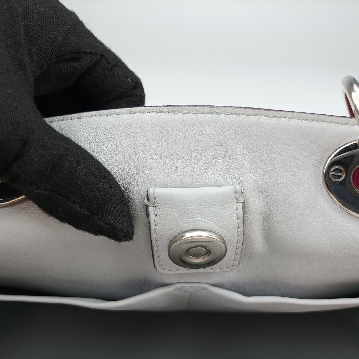 Pre-owned Christian Dior Diorissimo Rose Leather  handbag | stylenewstar