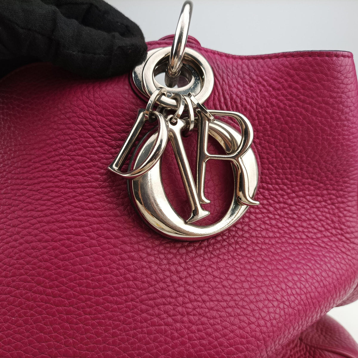 Pre-owned Christian Dior Diorissimo Rose Leather  handbag | stylenewstar