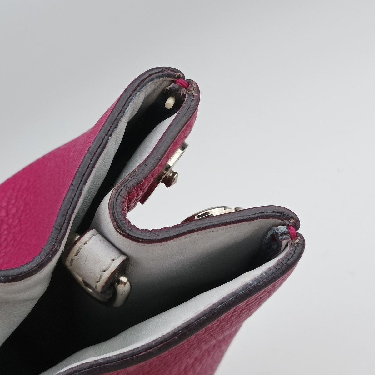 Pre-owned Christian Dior Diorissimo Rose Leather  handbag | stylenewstar