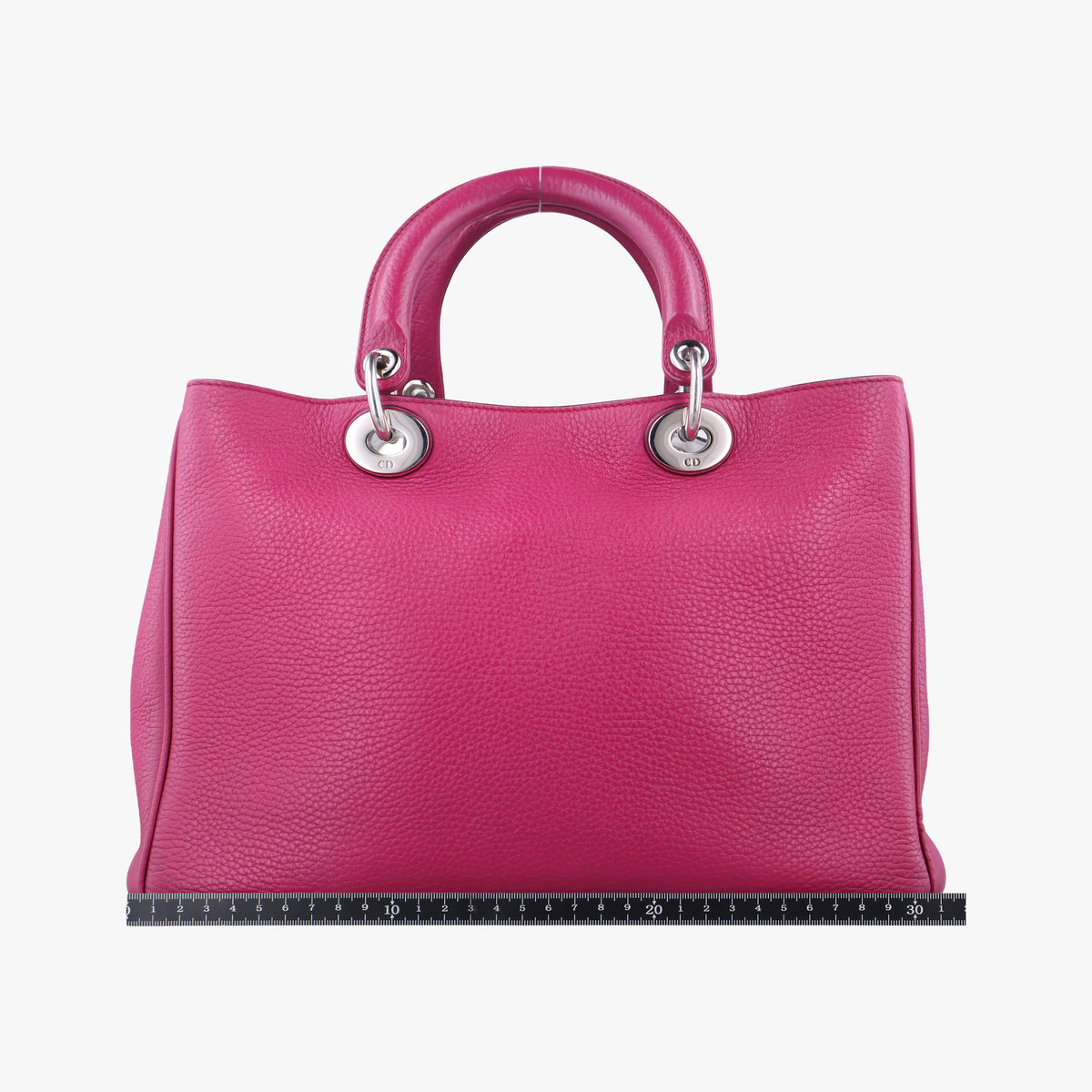 Pre-owned Christian Dior Diorissimo Rose Leather  handbag | stylenewstar