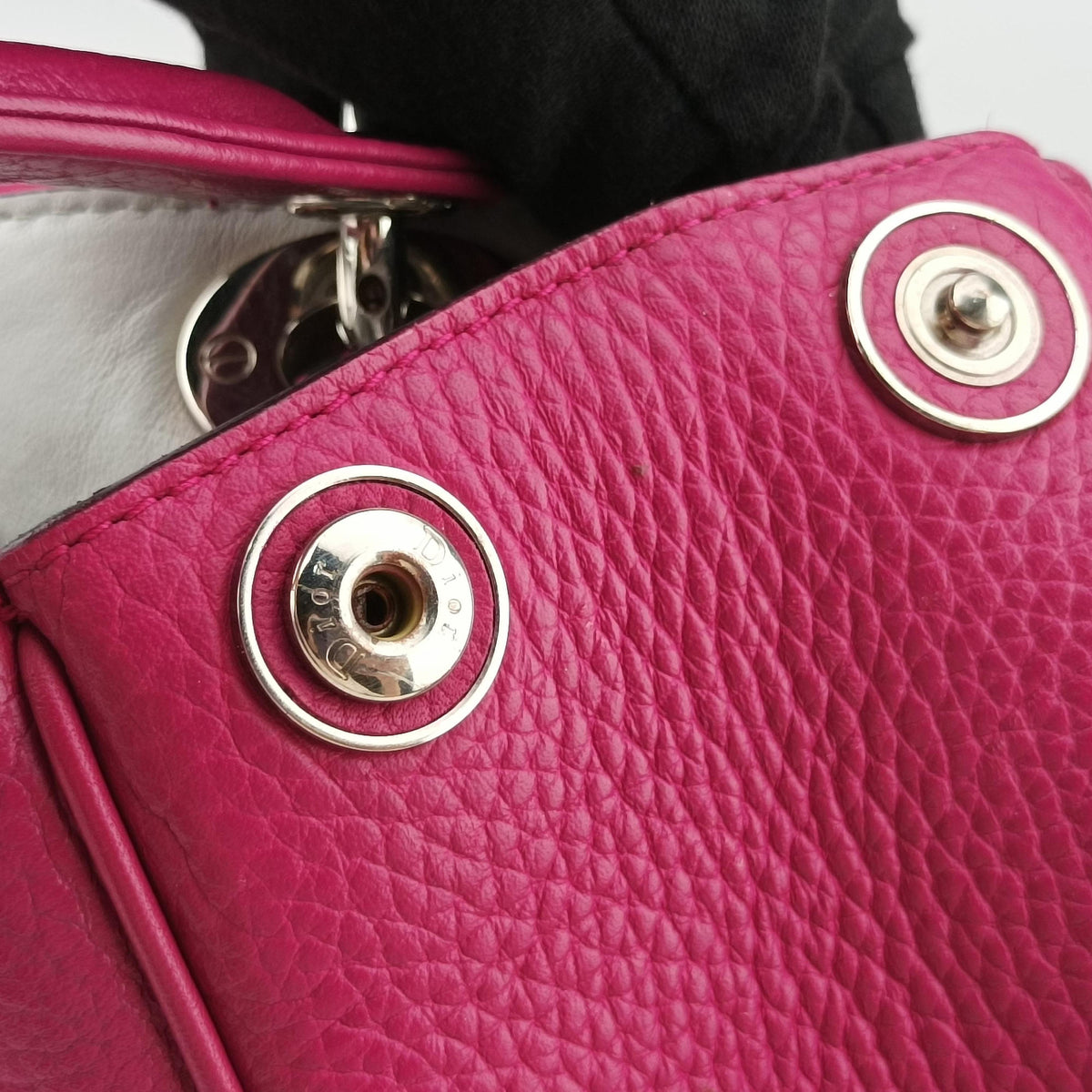 Pre-owned Christian Dior Diorissimo Rose Leather  handbag | stylenewstar