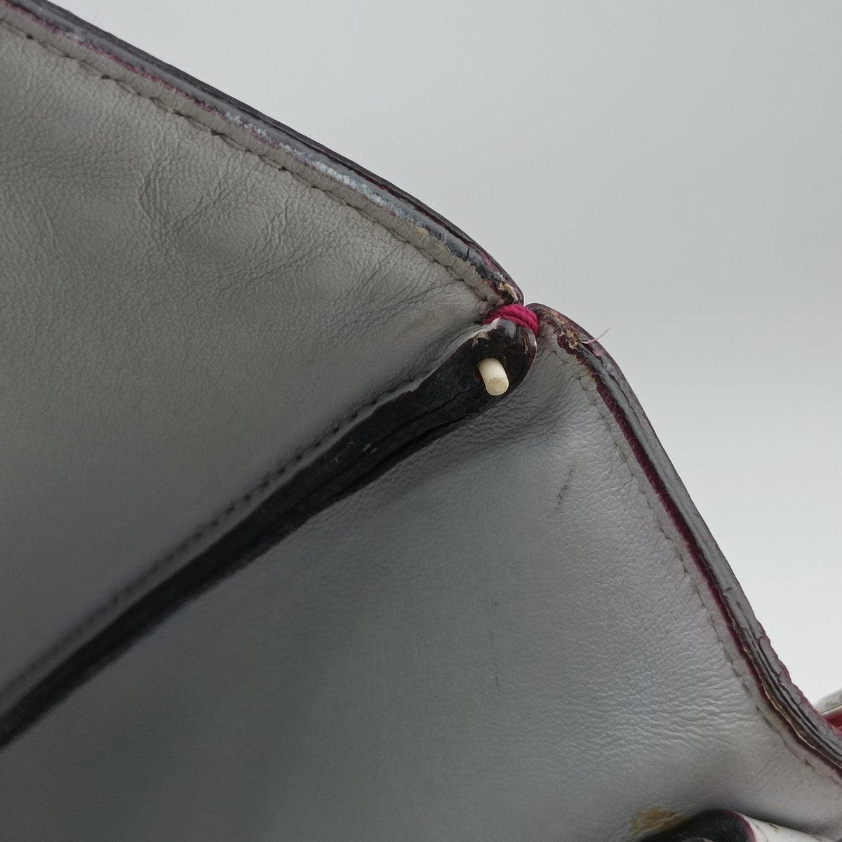 Pre-owned Christian Dior Diorissimo Rose Leather  handbag | stylenewstar