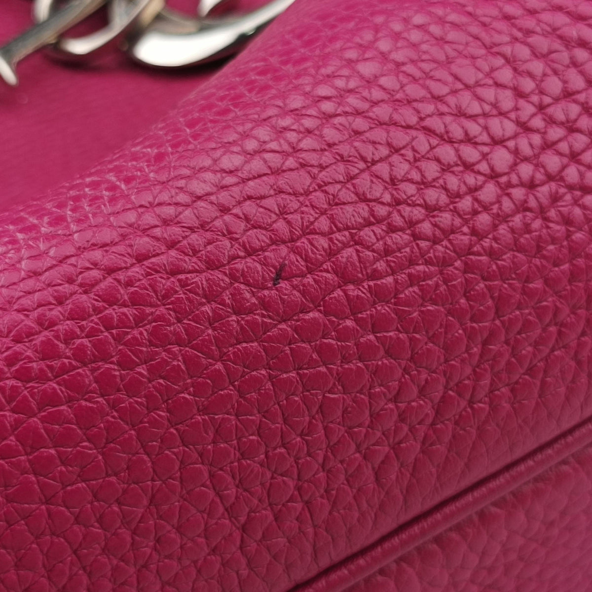 Pre-owned Christian Dior Diorissimo Rose Leather  handbag | stylenewstar