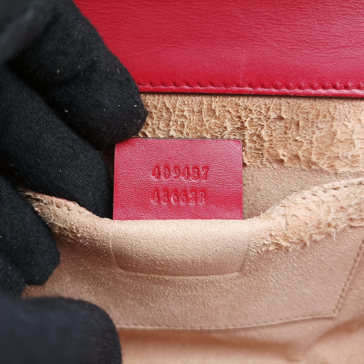 Pre-owned Gucci Padlock Red Leather 409487 shoulderbag | stylenewstar