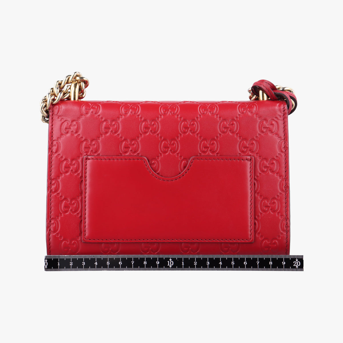 Pre-owned Gucci Padlock Red Leather 409487 shoulderbag | stylenewstar