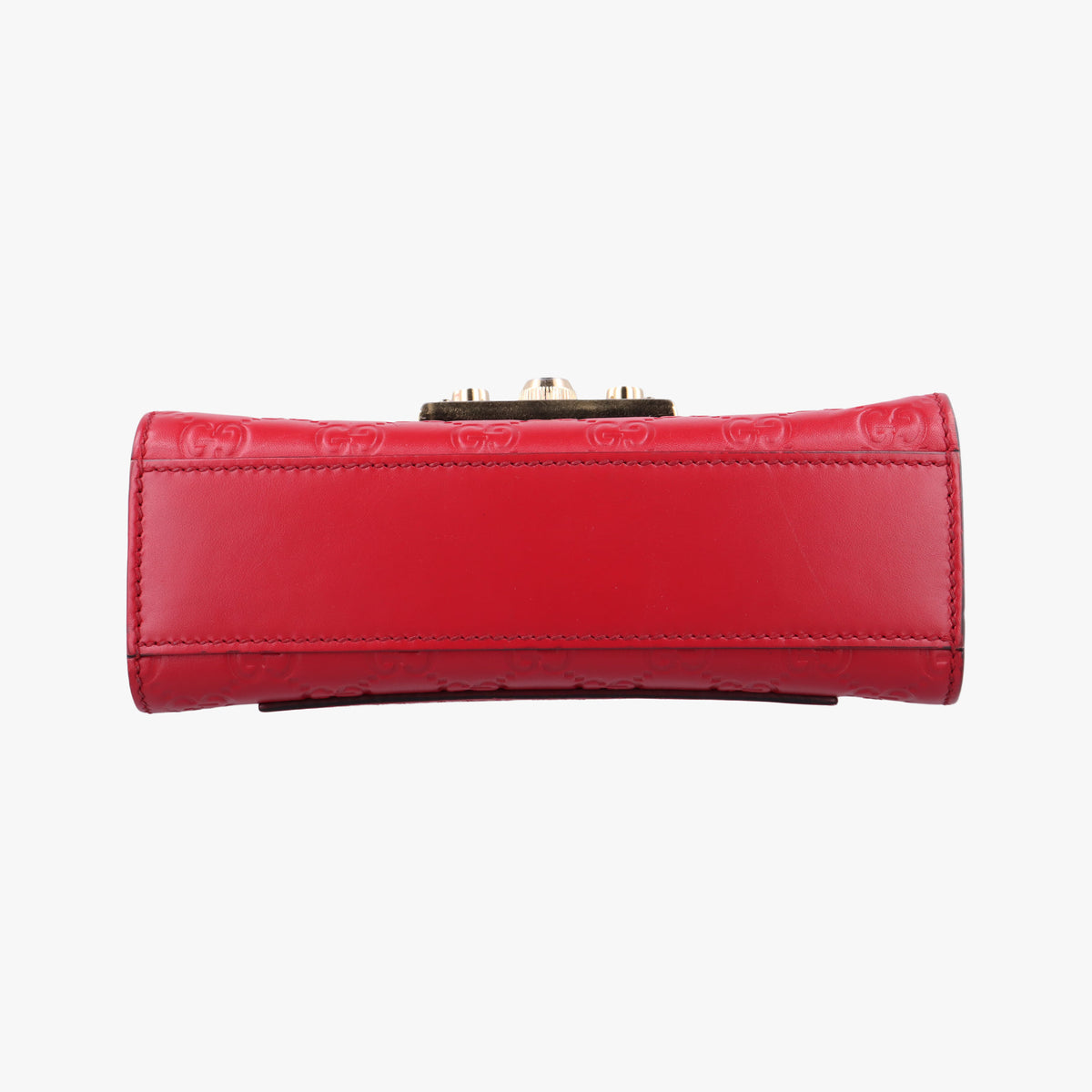 Pre-owned Gucci Padlock Red Leather 409487 shoulderbag | stylenewstar