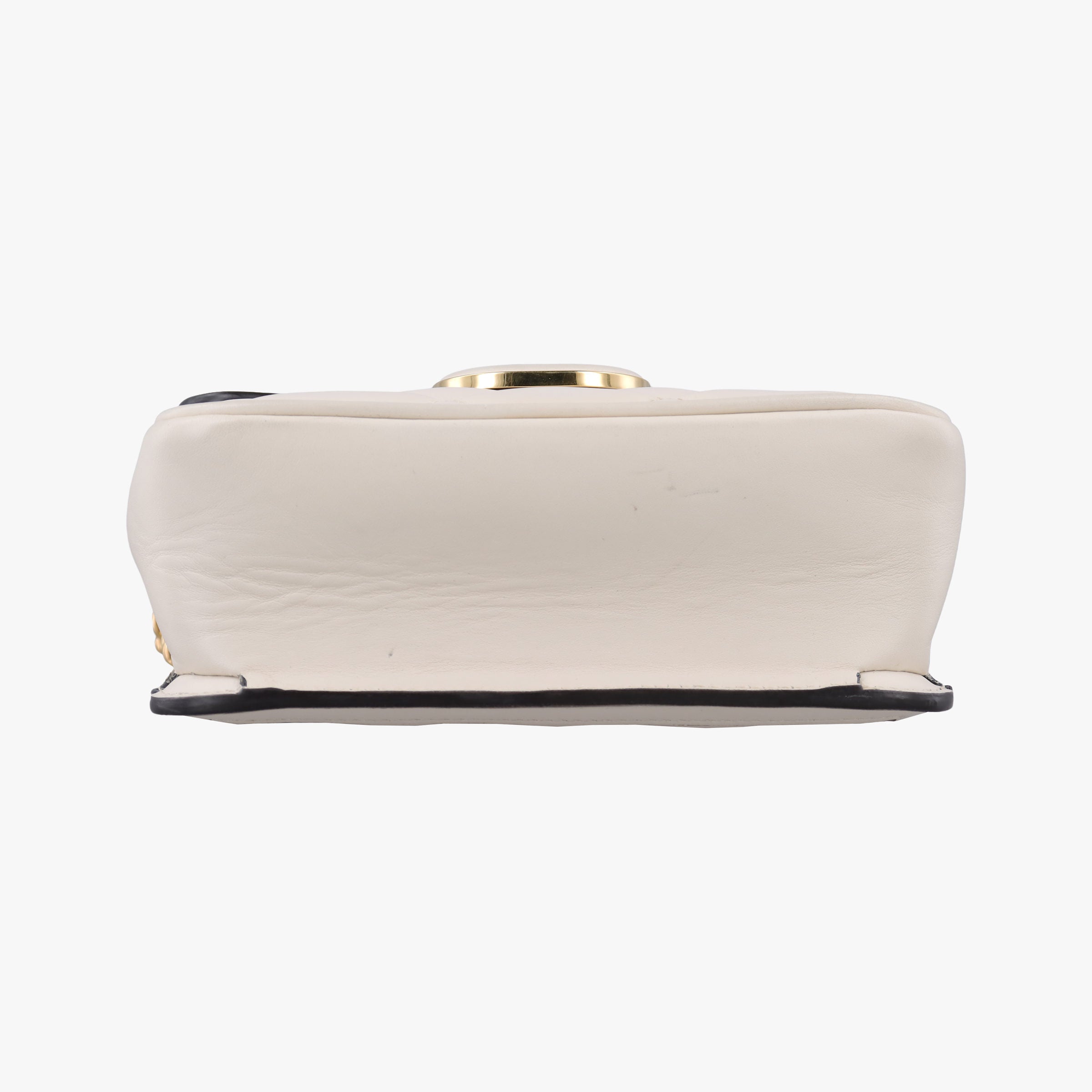 Pre-owned Gucci Mini Deco White Leather 741457 520981 shoulderbag | stylenewstar