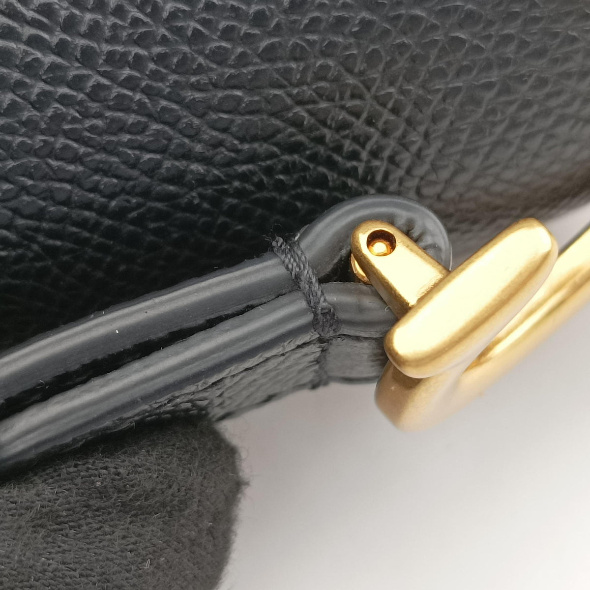 Vintage Christian Dior saddle Black leather  shoulderbag | stylenewstar