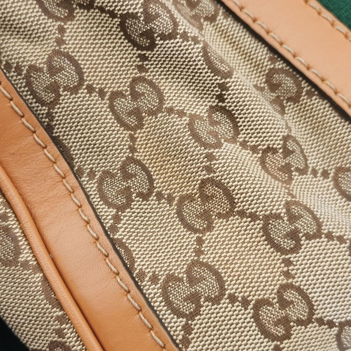 Pre-owned Gucci Sherry Line Multicolour canvas×leather 247205 handbag | stylenewstar