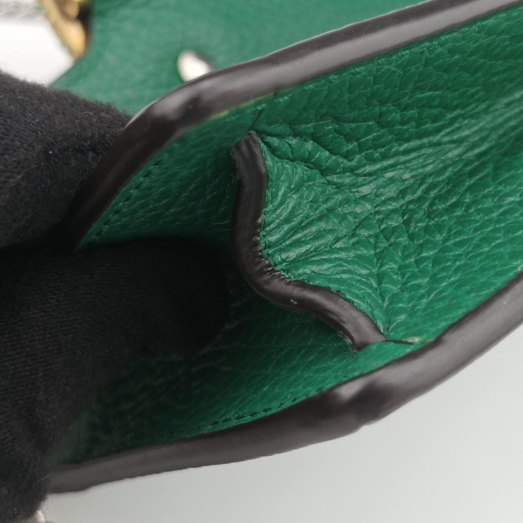 Pre-owned Gucci Dionysus Green Leather 476432 shoulderbag | stylenewstar