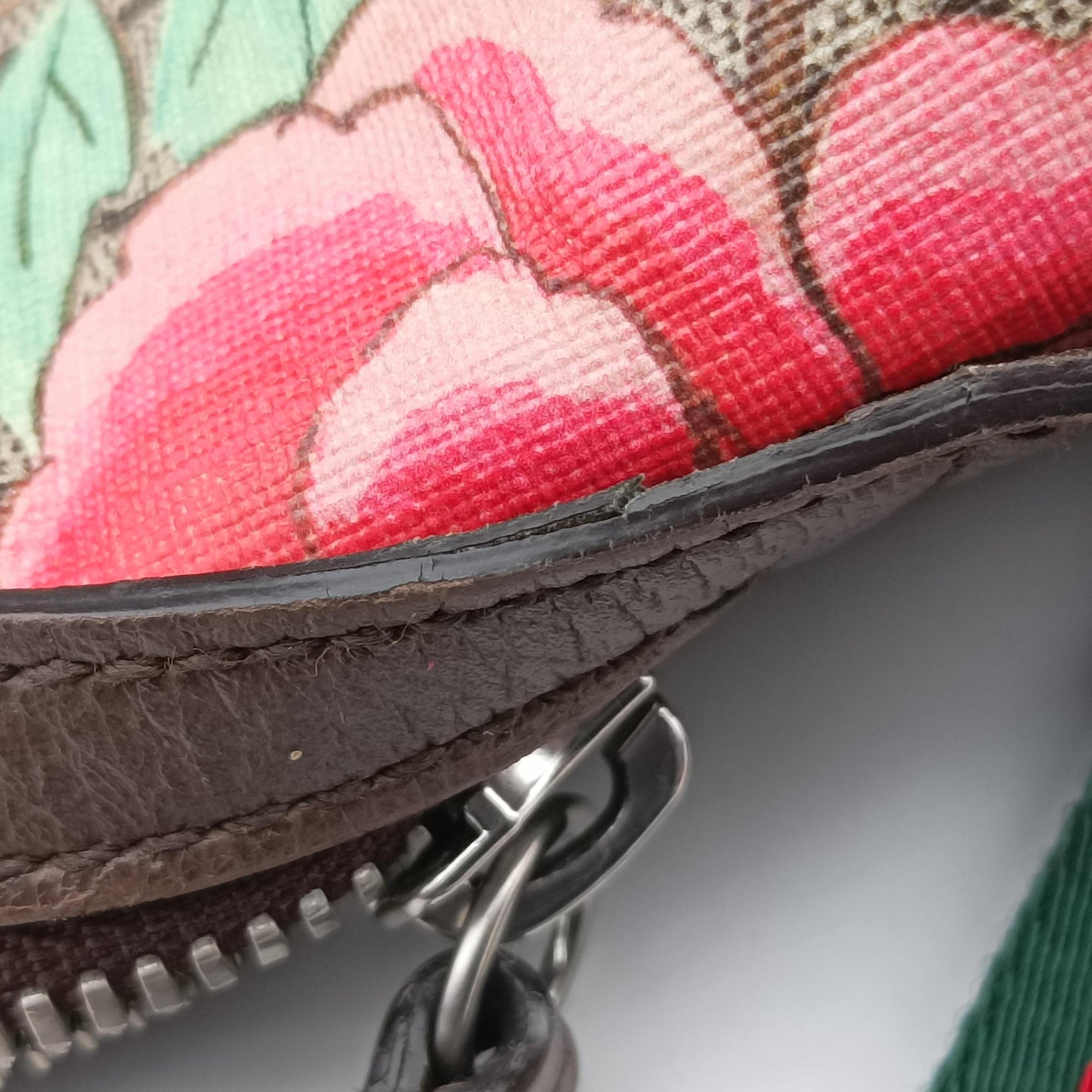 Pre-owned Gucci GG Supreme Bengal Brown×Multicolour PVC coated canvas×Leather 428027 backpack/rucksack | stylenewstar