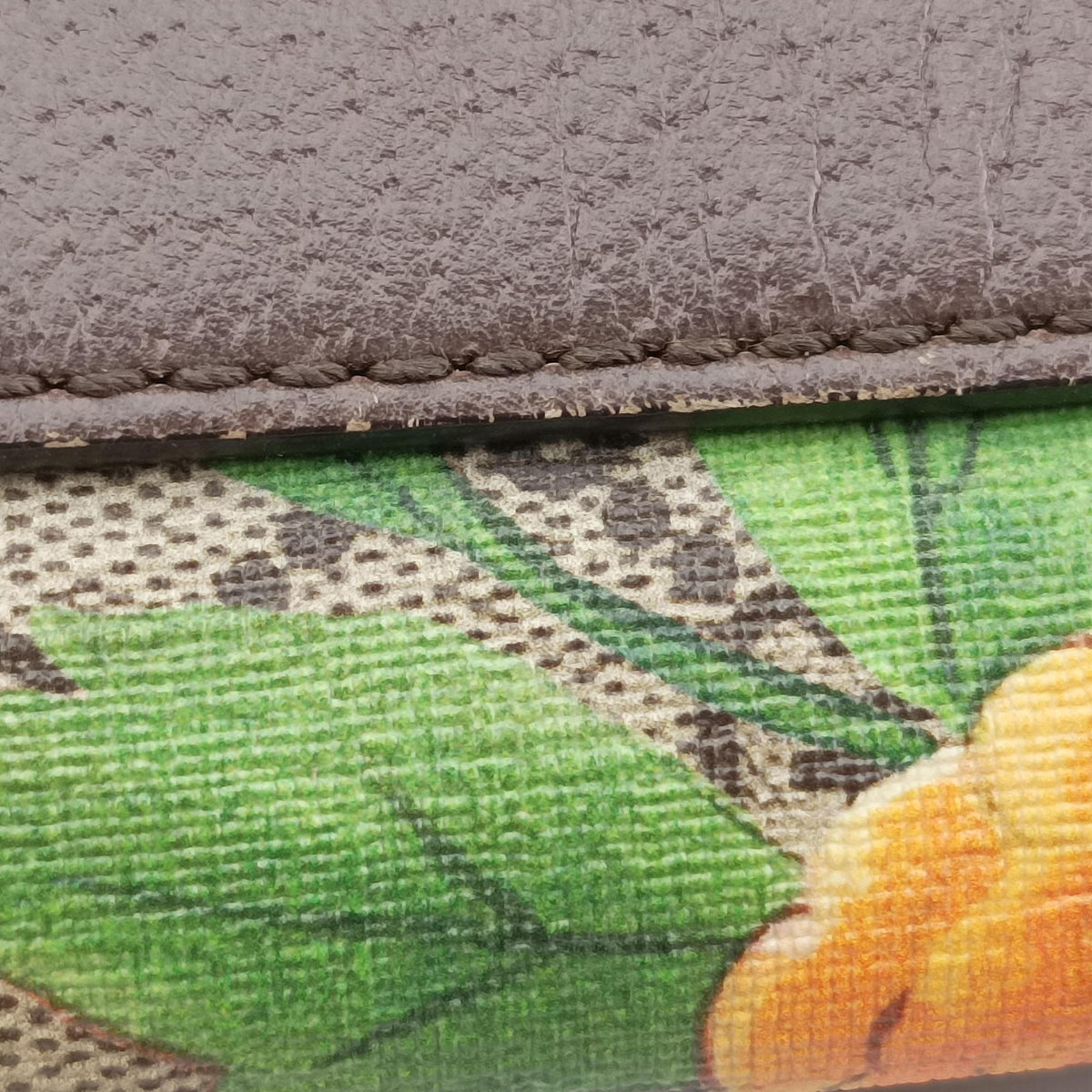 Pre-owned Gucci GG Supreme Bengal Brown×Multicolour PVC coated canvas×Leather 428027 backpack/rucksack | stylenewstar