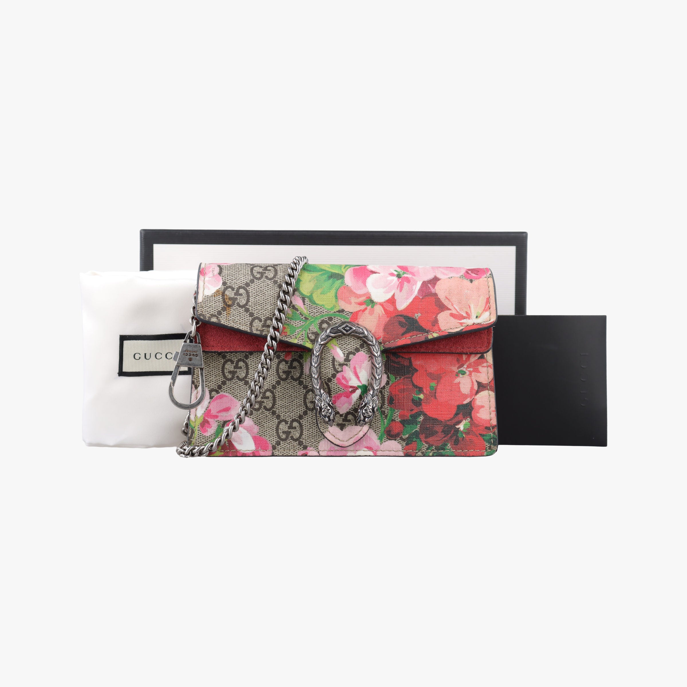 Pre-owned Gucci Dionysus beige×Multicolour PVC coated canvas × suede 476432 shoulderbag | stylenewstar