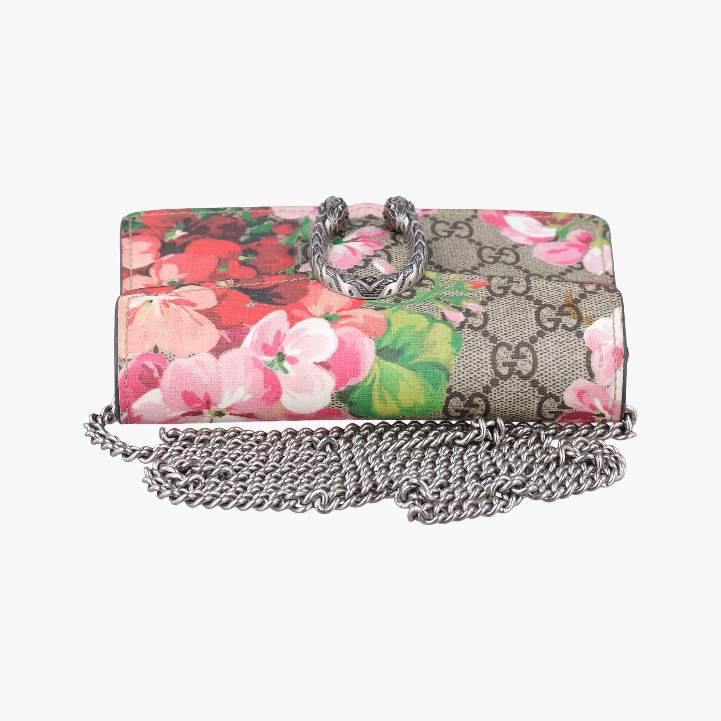 Pre-owned Gucci Dionysus beige×Multicolour PVC coated canvas × suede 476432 shoulderbag | stylenewstar