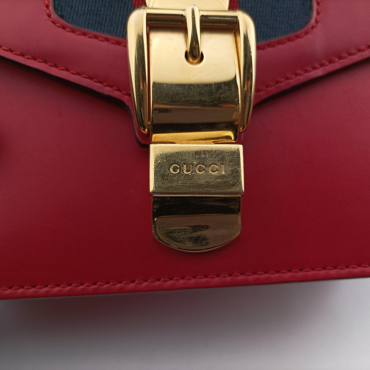 Vintage Gucci Sylvie Red Leather 431666 shoulderbag | stylenewstar