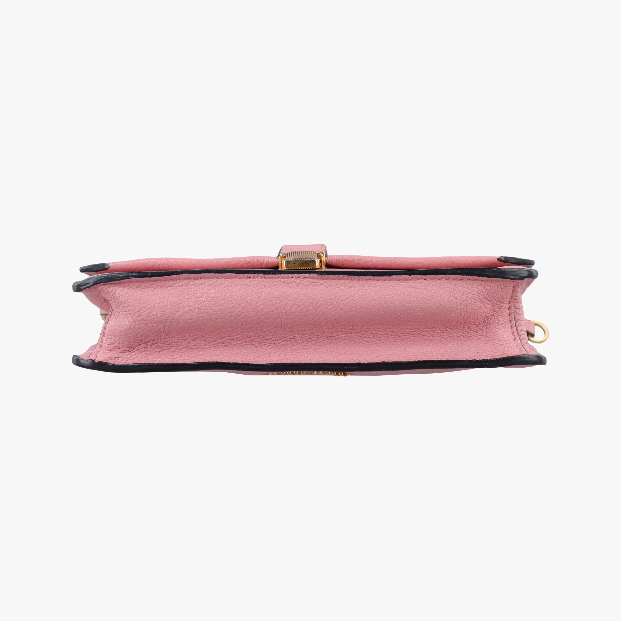 Pre-owned Miu Miu Madras Pink Leather  shoulderbag | stylenewstar