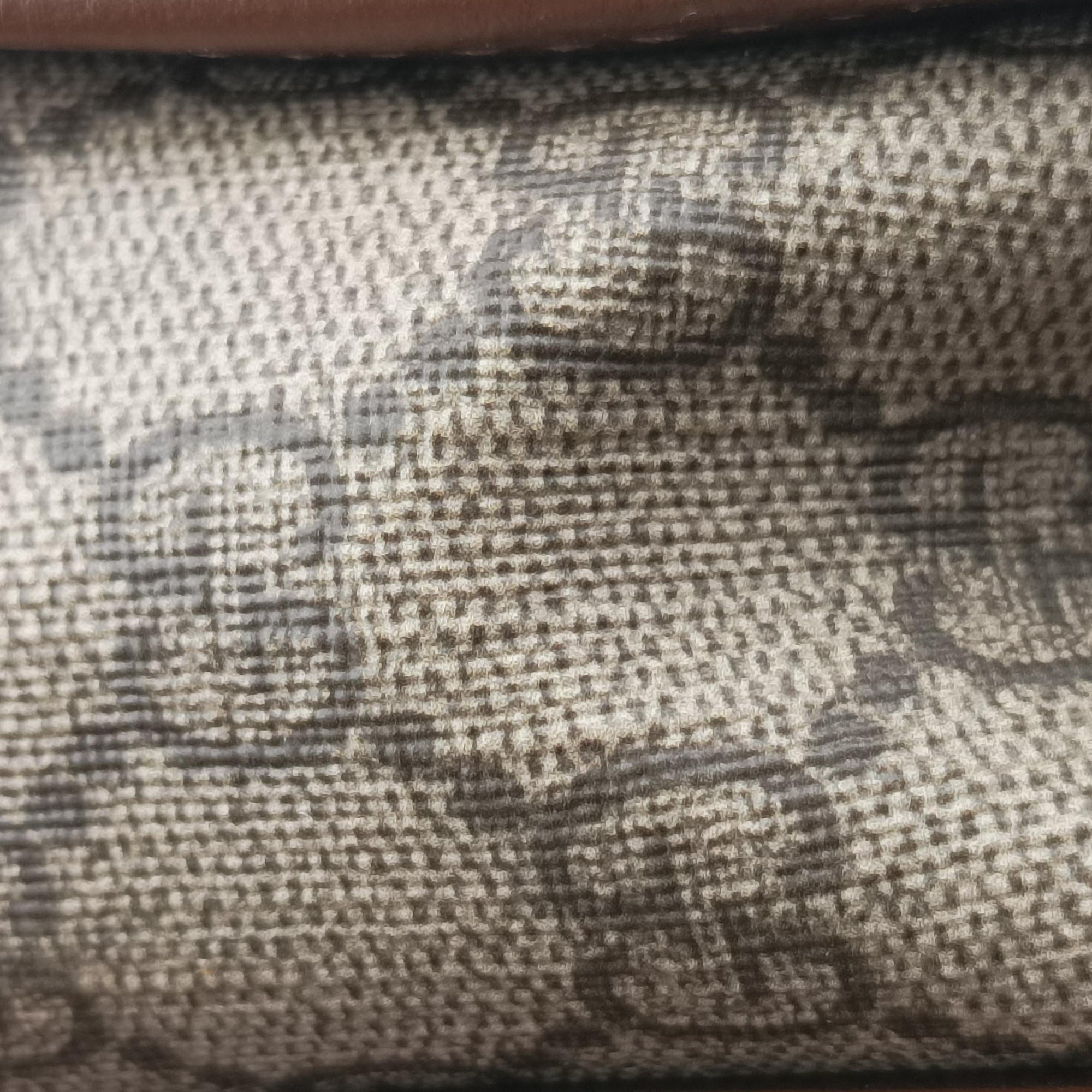 Pre-owned Gucci Fake/Not GG Supreme Brown PVC coated canvas 636243 clutchbag | stylenewstar