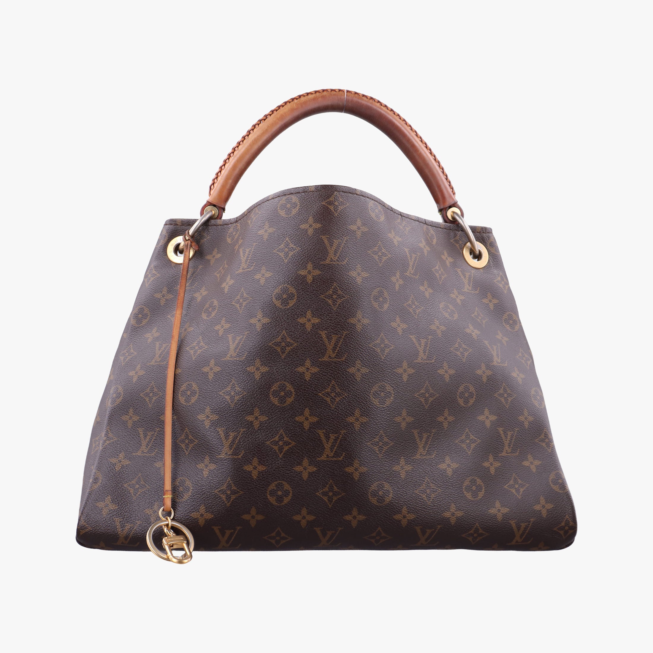 Pre-owned Louis Vuitton ARTSY MM Brown Monogram Canvas M40249 shoulderbag | stylenewstar