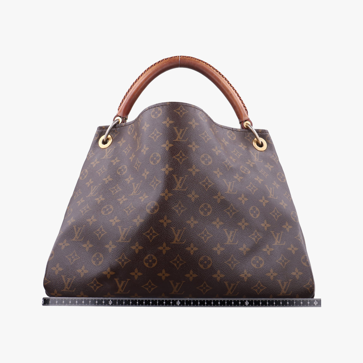 Pre-owned Louis Vuitton ARTSY MM Brown Monogram Canvas M40249 shoulderbag | stylenewstar