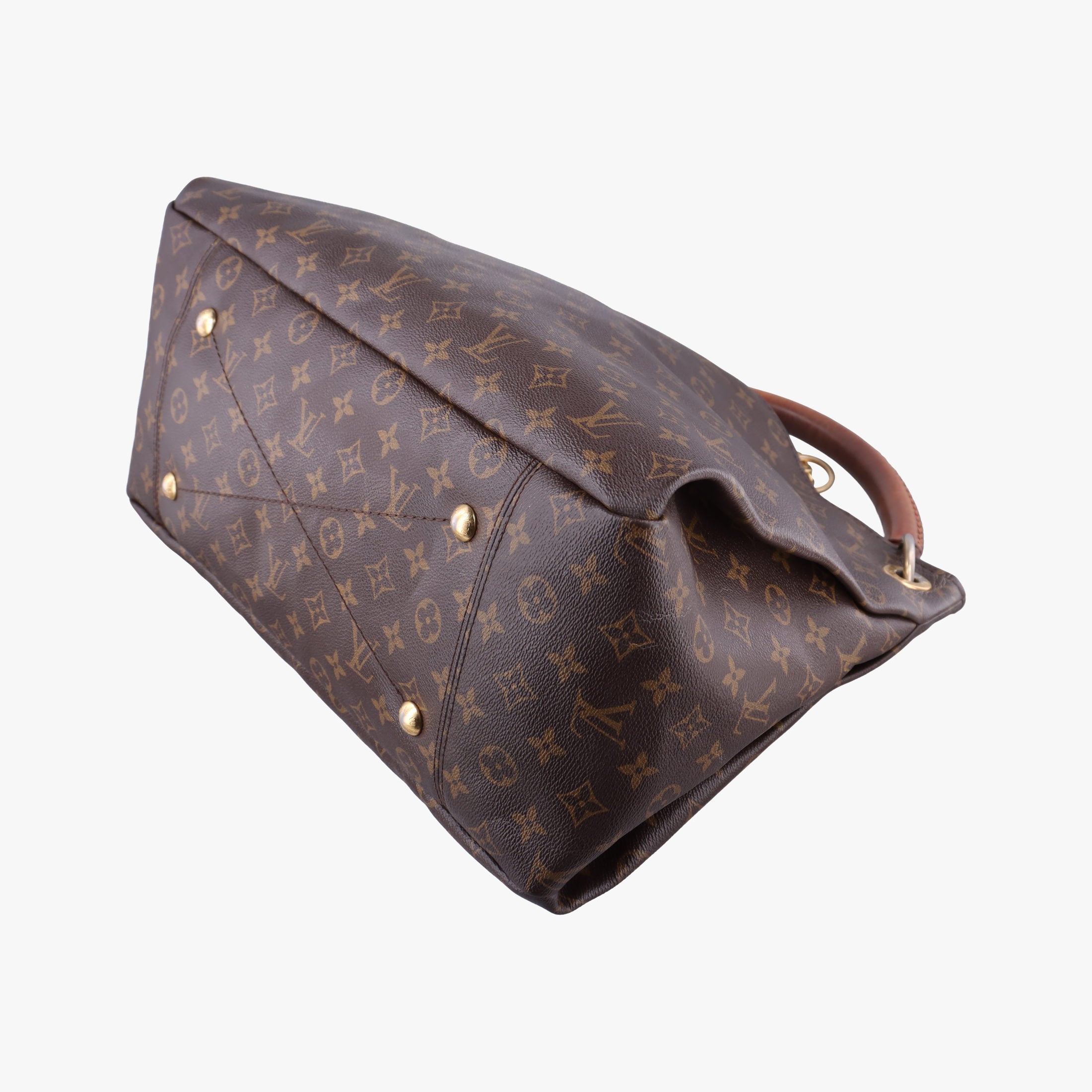 Pre-owned Louis Vuitton ARTSY MM Brown Monogram Canvas M40249 shoulderbag | stylenewstar