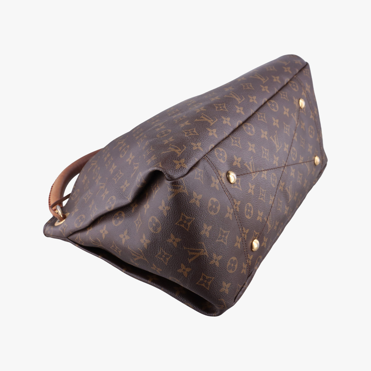 Pre-owned Louis Vuitton ARTSY MM Brown Monogram Canvas M40249 shoulderbag | stylenewstar