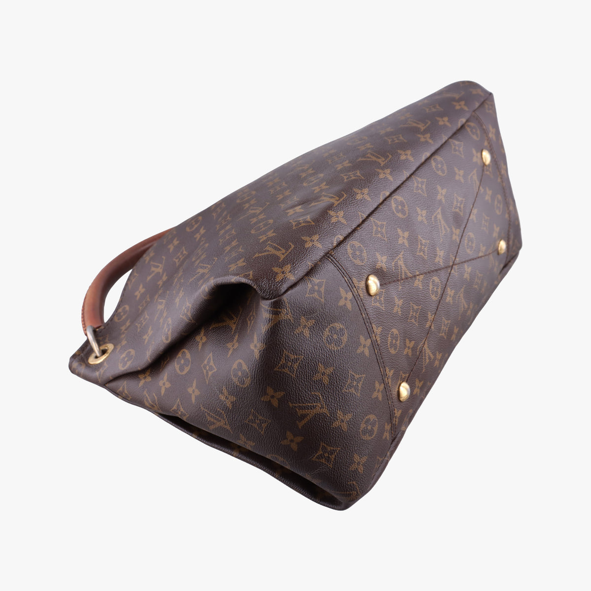 Pre-owned Louis Vuitton ARTSY MM Brown Monogram Canvas M40249 shoulderbag | stylenewstar