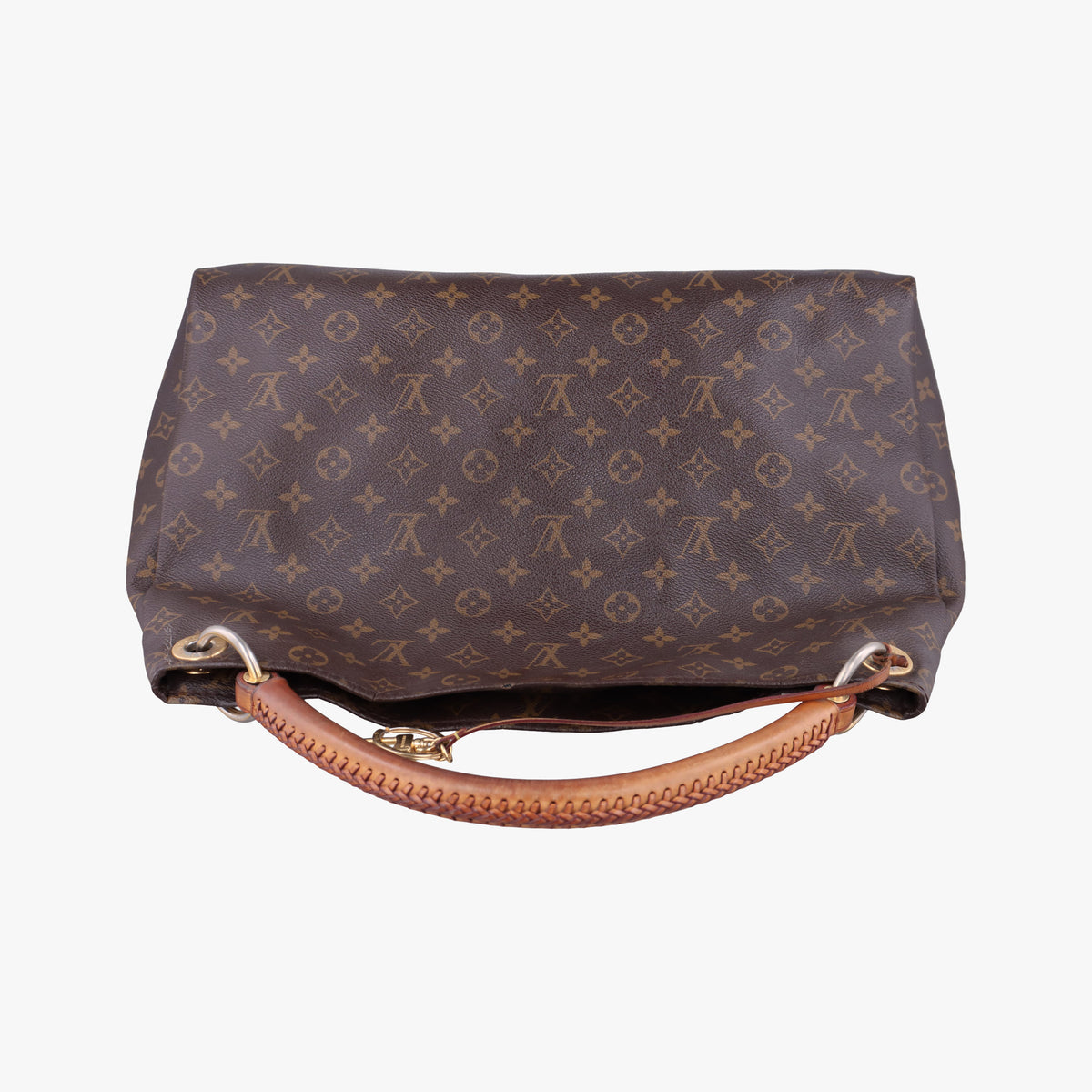 Pre-owned Louis Vuitton ARTSY MM Brown Monogram Canvas M40249 shoulderbag | stylenewstar