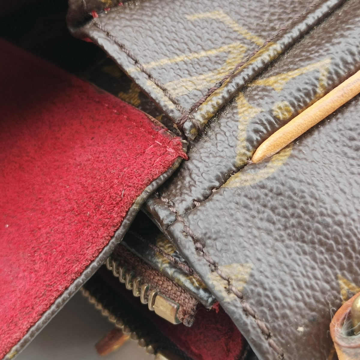 Pre-owned Louis Vuitton Vivacite PM Brown Monogram Canvas M51165 shoulderbag | stylenewstar