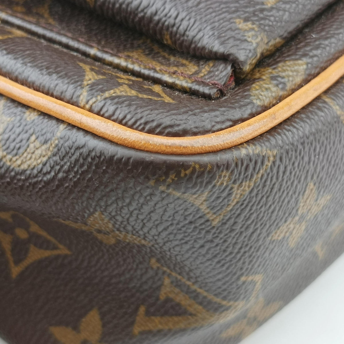 Pre-owned Louis Vuitton Vivacite PM Brown Monogram Canvas M51165 shoulderbag | stylenewstar