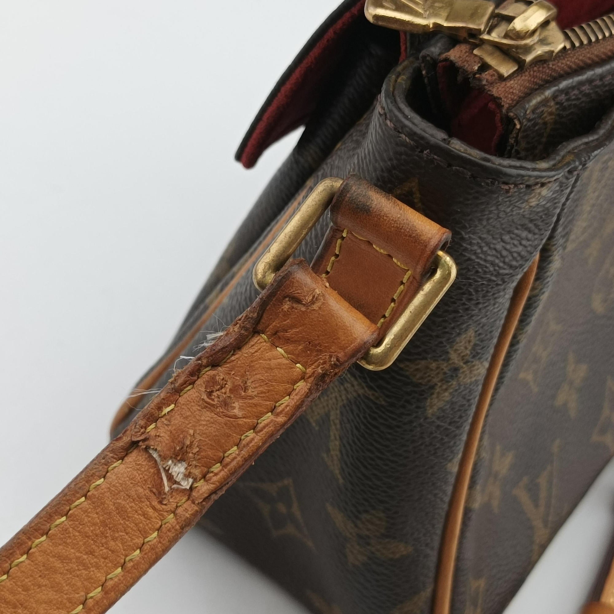 Pre-owned Louis Vuitton Vivacite PM Brown Monogram Canvas M51165 shoulderbag | stylenewstar