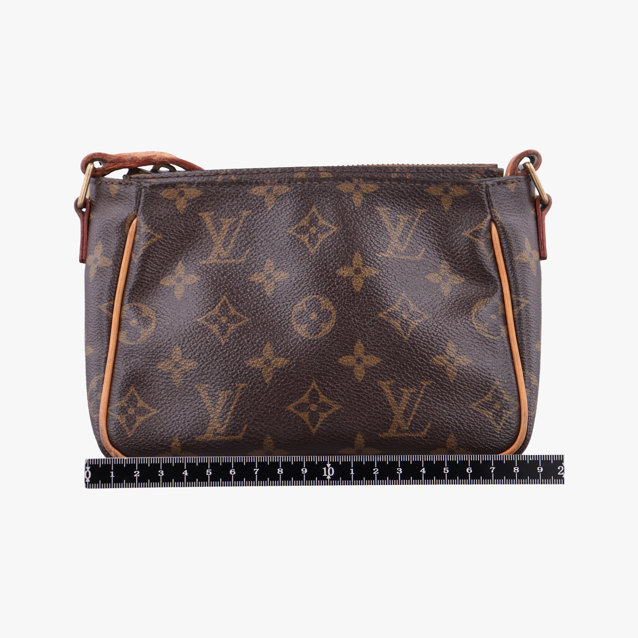 Pre-owned Louis Vuitton Vivacite PM Brown Monogram Canvas M51165 shoulderbag | stylenewstar