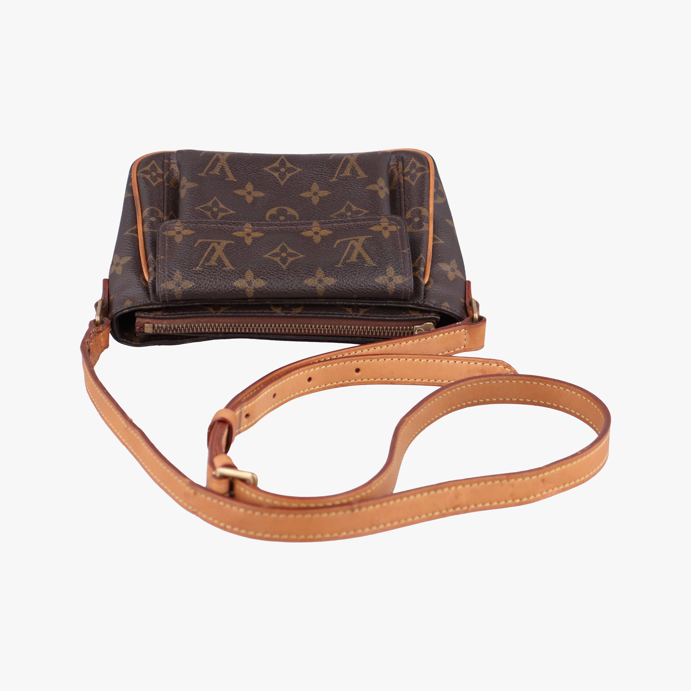 Pre-owned Louis Vuitton Vivacite PM Brown Monogram Canvas M51165 shoulderbag | stylenewstar