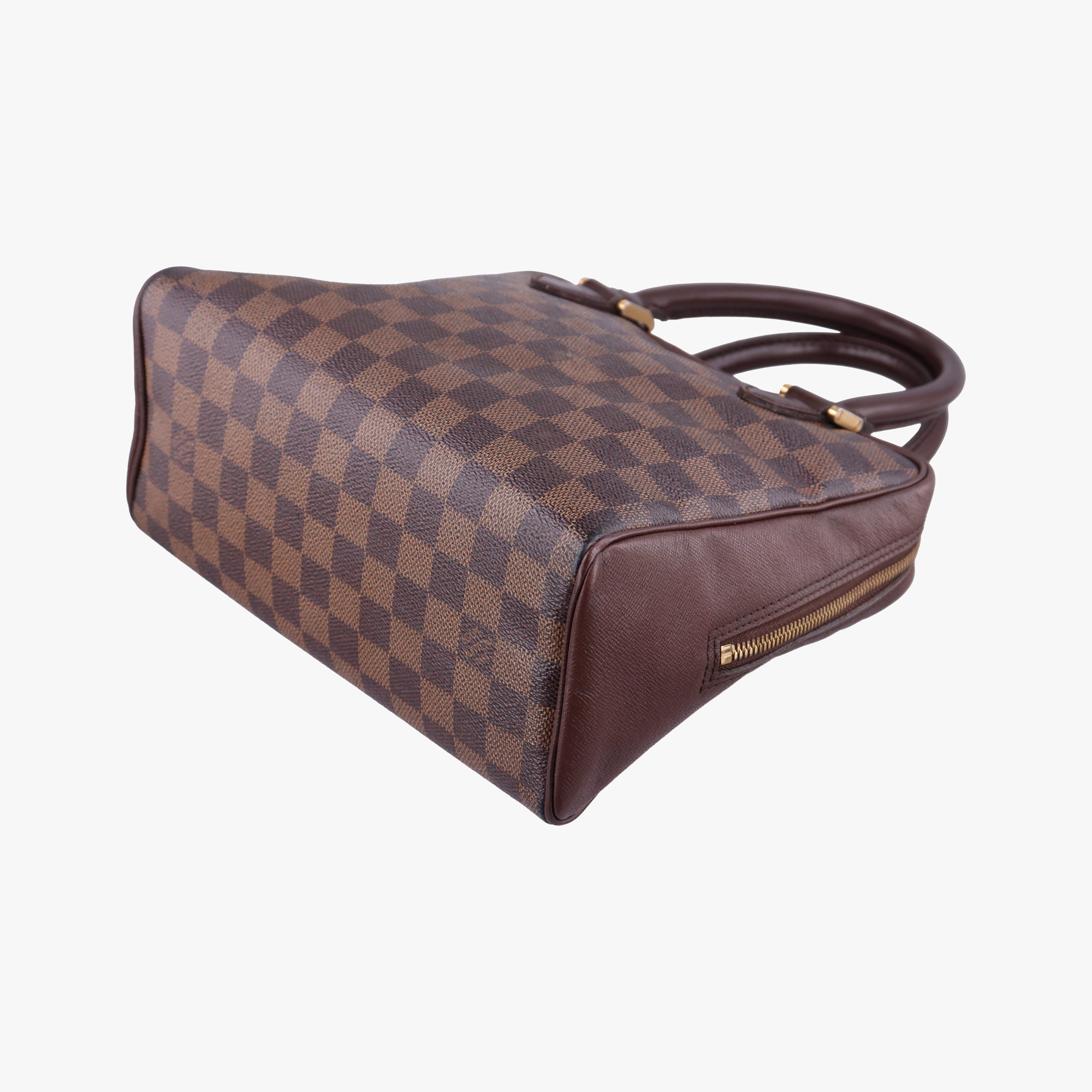 Pre-owned Louis Vuitton Triana EBENE Damier Canvas N51155 handbag | stylenewstar