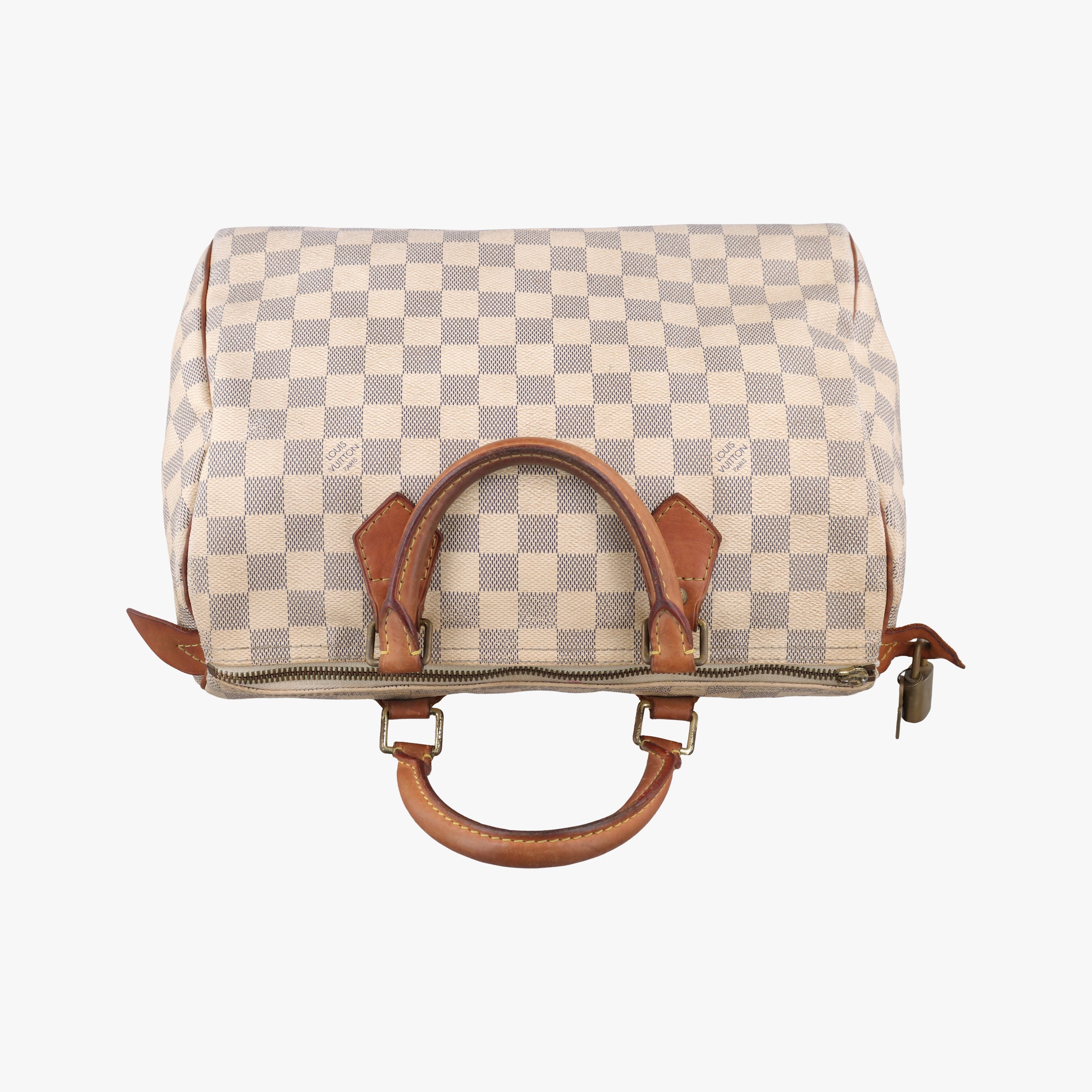 Pre-owned Louis Vuitton Speedy 30 AZUR Damier Canvas N41533 handbag | stylenewstar