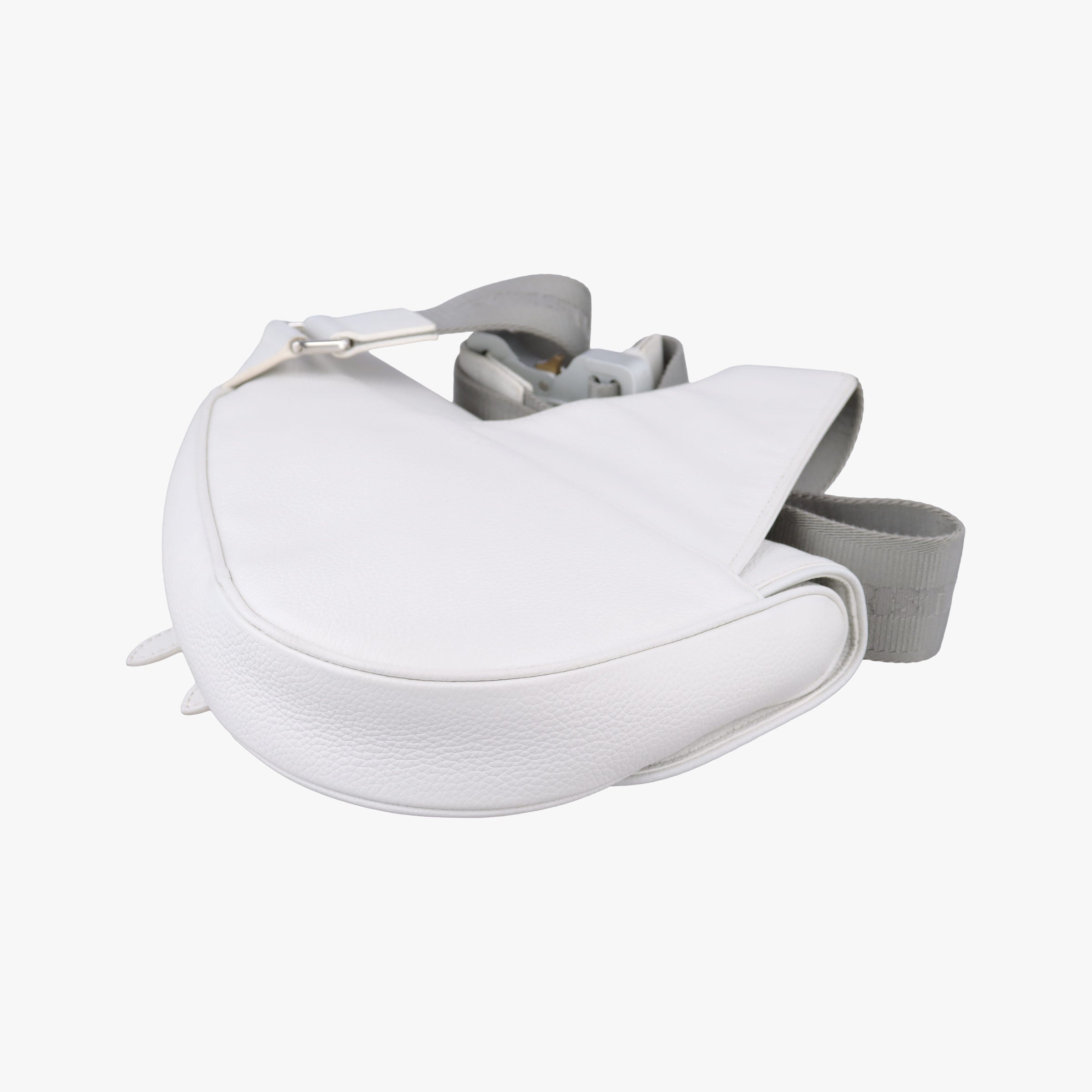 Pre-owned Christian Dior Saddle White leather  shoulderbag | stylenewstar