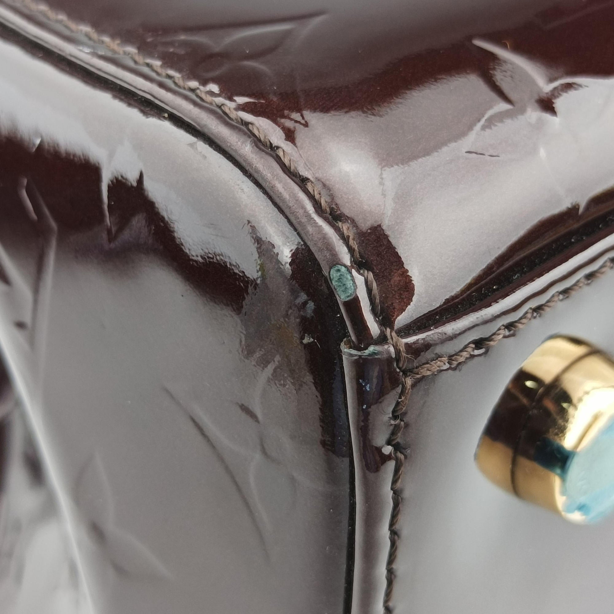 Pre-owned Louis Vuitton Brea MM AMARANTE Vernis M91619 shoulderbag | stylenewstar